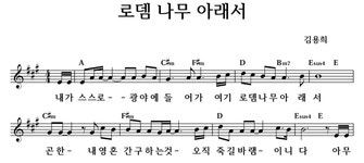 로뎀 나무 아래서 - 좋은 찬양, 좋은 악보 MUSICDAY 로뎀 나무 아래서