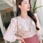 은은한장미꽃*blouse/a0666 - 러블리 로맨틱룩 피오나 피오나