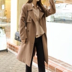 분위기트렌치 코트 a0853 - 러블리 로맨틱룩 피오나 피오나