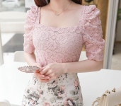 (30%)페미닌레이스*blouse/a0138 - 러블리 로맨틱룩 피오나 피오나