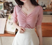 셔링볼륨업*tee/a0329 - 러블리 로맨틱룩 피오나 피오나