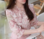 플라워리치*blouse/a0109 - 러블리 로맨틱룩 피오나 피오나