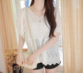 (30%)레이스펀칭*blouse/a0591 - 러블리 로맨틱룩 피오나 피오나