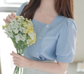 스퀘어베이직*blouse/a0600 - 러블리 로맨틱룩 피오나 피오나