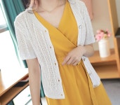 컬러씨스루*cardigan/a0272 - 러블리 로맨틱룩 피오나 피오나