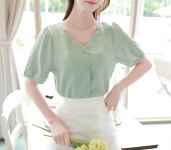 물결린넨*blouse/a0469 - 러블리 로맨틱룩 피오나 피오나