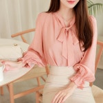 수줍게볼터치*blouse/a0680 - 러블리 로맨틱룩 피오나 피오나