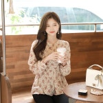 ♥아이보리당일배송♥플라워감싸 블라우스 a0719 - 러블리 로맨틱룩 피오나 피오나