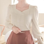 (가을버전)멜로하트넥*tee/a0788 - 러블리 로맨틱 1위 쇼핑몰 피오나 피오나