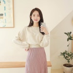 (긴팔)샤이닝플리츠*ops/a0801 - 러블리 로맨틱룩 피오나 피오나