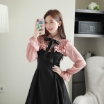 (타이리본포함)프릴라인업 원피스 a0769 - 러블리 로맨틱룩 피오나 피오나