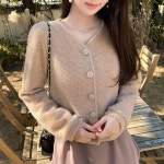 따뜻한 미니퍼 가디건 a0966 - 러블리 로맨틱룩 피오나 피오나