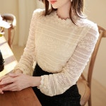 청순플라워 레이스 블라우스 a1149 - 러블리 로맨틱룩 피오나 피오나