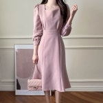 하트스퀘어넥 머메이드 원피스 a1259 - 러블리 로맨틱룩 피오나 피오나