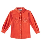 Cotton corduroy shirt in orange - Bonpoint | Mytheresa