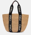 우디 앤 베이지(Woody & Beige) | 베이지 Woody 라지 바스켓 백 - Chloe | Mytheresa