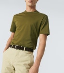 Ray cotton jersey T-shirt in green - Loro Piana | Mytheresa