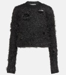 Cutout wool-blend sweater in black - Acne Studios | Mytheresa Cutout wool-blend sweater  in black - Acne Studios | Mytheresa