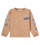 베이지 Rube 프린트 코튼 스웨트셔츠 - Molo | Mytheresa