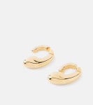 Drip gold-plated earrings in gold - Alaia | Mytheresa