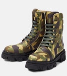 Gia 35 camouflage combat boots in multicoloured - Gia Borghini | Mytheresa