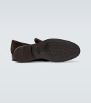 Suede penny loafers in brown - Tods | Mytheresa