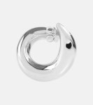 Sterling silver hoop earrings in silver - Bottega Veneta | Mytheresa
