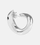 Sterling silver hoop earrings in silver - Bottega Veneta | Mytheresa