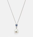 실버 Romance 18kt 화이트 골드 사파이어 다이아몬드 펄 네크리스 - Bucherer Fine Jewellery | Mytheresa