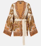 멀티컬러 자카드 코튼 블렌드 랩 카디건 - Etro | Mytheresa
