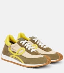 그린 Flow Runner 2.0 스웨이드 스니커즈 - Loewe | Mytheresa