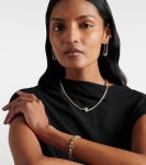 Saturn 18kt gold choker with diamonds in gold - Anita Ko | Mytheresa