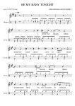 BE MY BABY TONIGHT - JOHN MICHAEL MONTGOMERY 드럼 (멜로디+드럼+가사+반주) 악보, 무료 반주기 프로그램