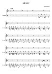 MUSIC - MADONNA 드럼 (멜로디+드럼+반주) 악보, 무료 반주기 프로그램