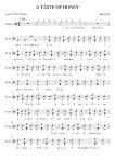 A TASTE OF HONEY - BEATLES 드럼 Tab (드럼+가사+반주) 악보, 무료 반주기 프로그램