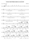 YOUR MOTHER SHOULD KNOW - BEATLES 드럼 Tab (드럼+가사+반주) 악보, 무료 반주기 프로그램
