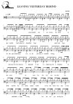 Leaving Yesterday Behind - Keno 드럼 Tab (드럼+가사+반주) 악보... Leaving Yesterday Behind - Keno  드럼 Tab (드럼+가사+반주) 악보... 