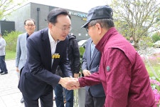 코오롱 하늘채 경로당 개소식 - 365일 열린시장실 코오롱 하늘채 경로당 개소식