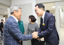 코오롱 하늘채 경로당 개소식 - 365일 열린시장실 코오롱 하늘채 경로당 개소식