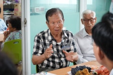 24.08.05.무더위 쉼터(경로당) 현장 점검(노안면 계동경로당) - 365일 열린시장실 24.08.05.무더위 쉼터(경로당) 현장 점검(노안면 계동경로당)