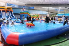 남평읍 지석천 워터파크 방문 - 365일 열린시장실 남평읍 지석천 워터파크 방문