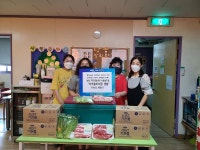 행정복지센터>구월1동>우리동소식 행사앨범-미추홀아이쿱 생협, 간석2동 내 지역아동센터에 식료품 지원  내용 | 남동구청 행정복지센터>구월1동... 