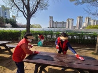 행사앨범-구월2동 통장협의회, 구월근린체육공원 방역 및 청소 내용 | 남동구청 행정복지센터>만수4동>우리동소식 행사앨범-구월2동 통장협의회... 