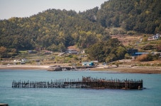 남해12경 | 남해문화공원 > 창선교와 남해지족해협 죽방렴
