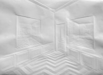 종이로 거울반사 형상까지 다양한 페이퍼 Art - 예술 / 역사 / 과학 - 네모판 종이로 거울반사 형상까지 다양한 페이퍼 Art