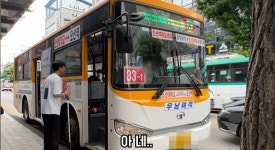 시각장애인이 버스를 타려고 하면 - 지금국내엔 - 네모판 시각장애인이 버스를 타려고 하면