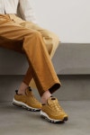 Gold Air Max 97 metallic mesh and faux leather sneakers | NIKE | NET-A-PORTER