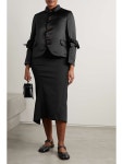 COMME DES GARÇONS GIRL Wool-gabardine jacket | NET-A-PORTER