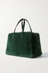 KHAITE Maeve Weekender large suede tote | NET-A-PORTER