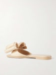 MACH & MACH Cadeau raffia slides | NET-A-PORTER